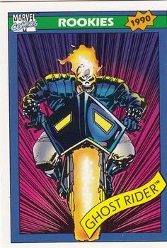Ghost Rider - Rookie card from the 90s Marvel cards: Marvel Universe Series I