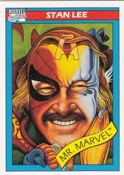 Stan Lee Marvel card from the 1990s