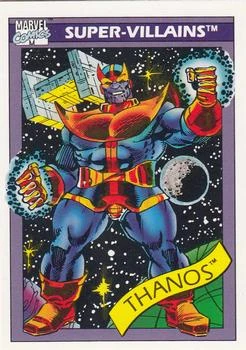 Thanos - 90s Marvel cards sample