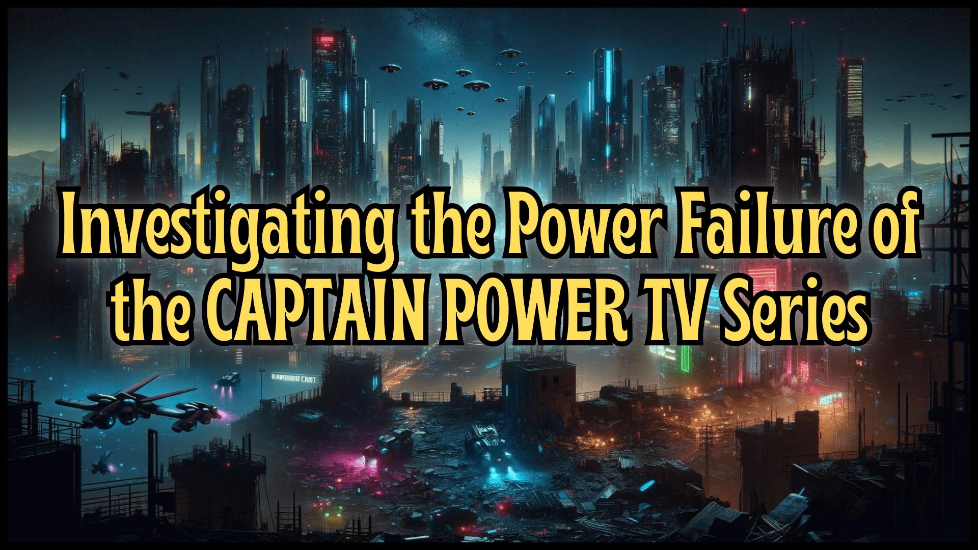 Investigating the Power Failure of the CAPTAIN POWER TV Series
